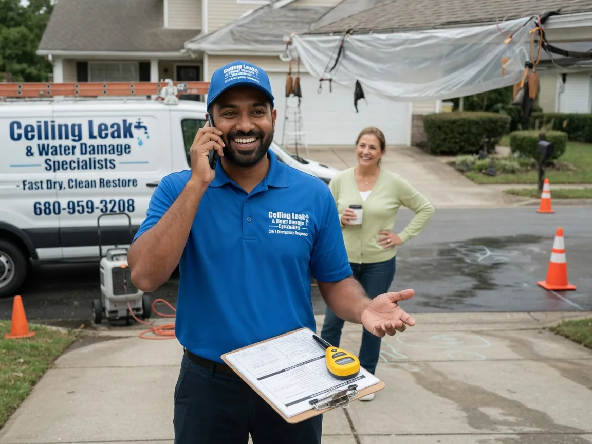 Ceiling Leak Cleanup Arminto, WY FAQs